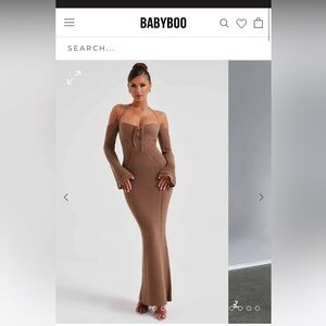 SAMARIAH MAXI DRESS - CHOCOLATE